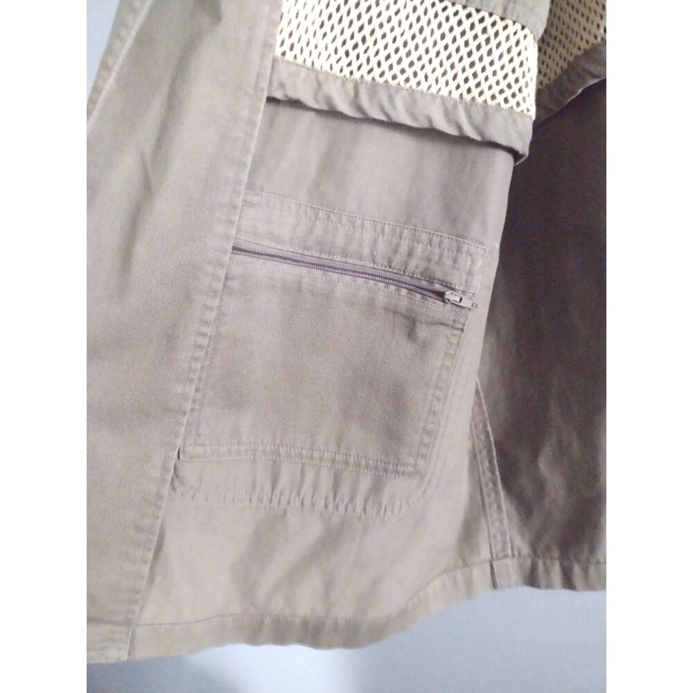 Travelsmith XXL Mens Cotton Safari Sport Jacket Coat Suede Elbow Patches 2XL - Picture 9 of 15
